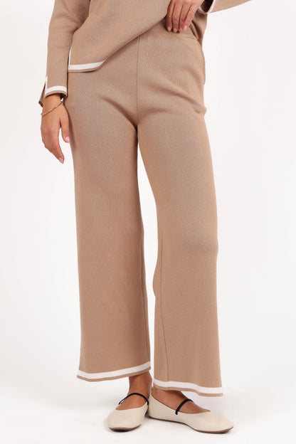 Nathan Two Piece Knit Set Latte