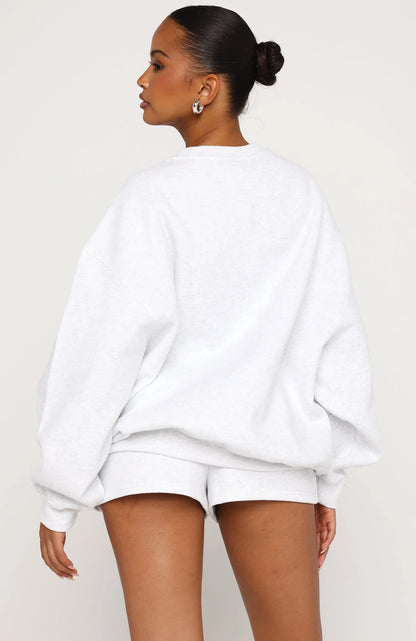 Test Drive Oversized Sweater Grey Marle
