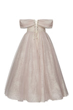 Silver Sparkly cocktail midi tulle dress