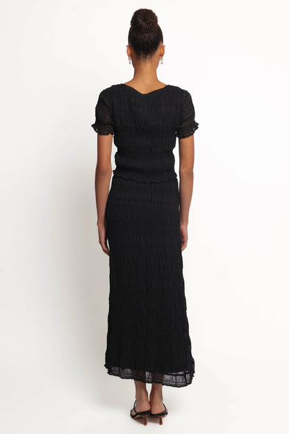 Valana Skirt Black Midnight