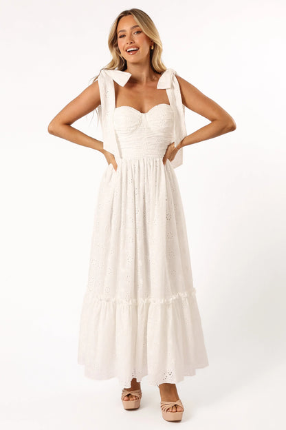 Fiora Maxi Dress White