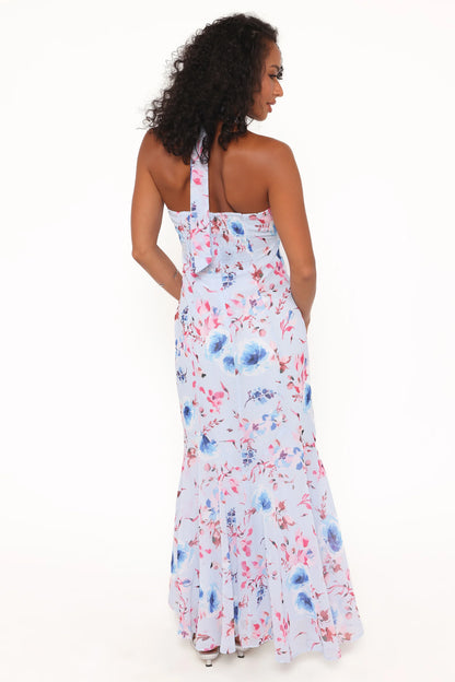 Lavie Maxi Dress Blue Floral
