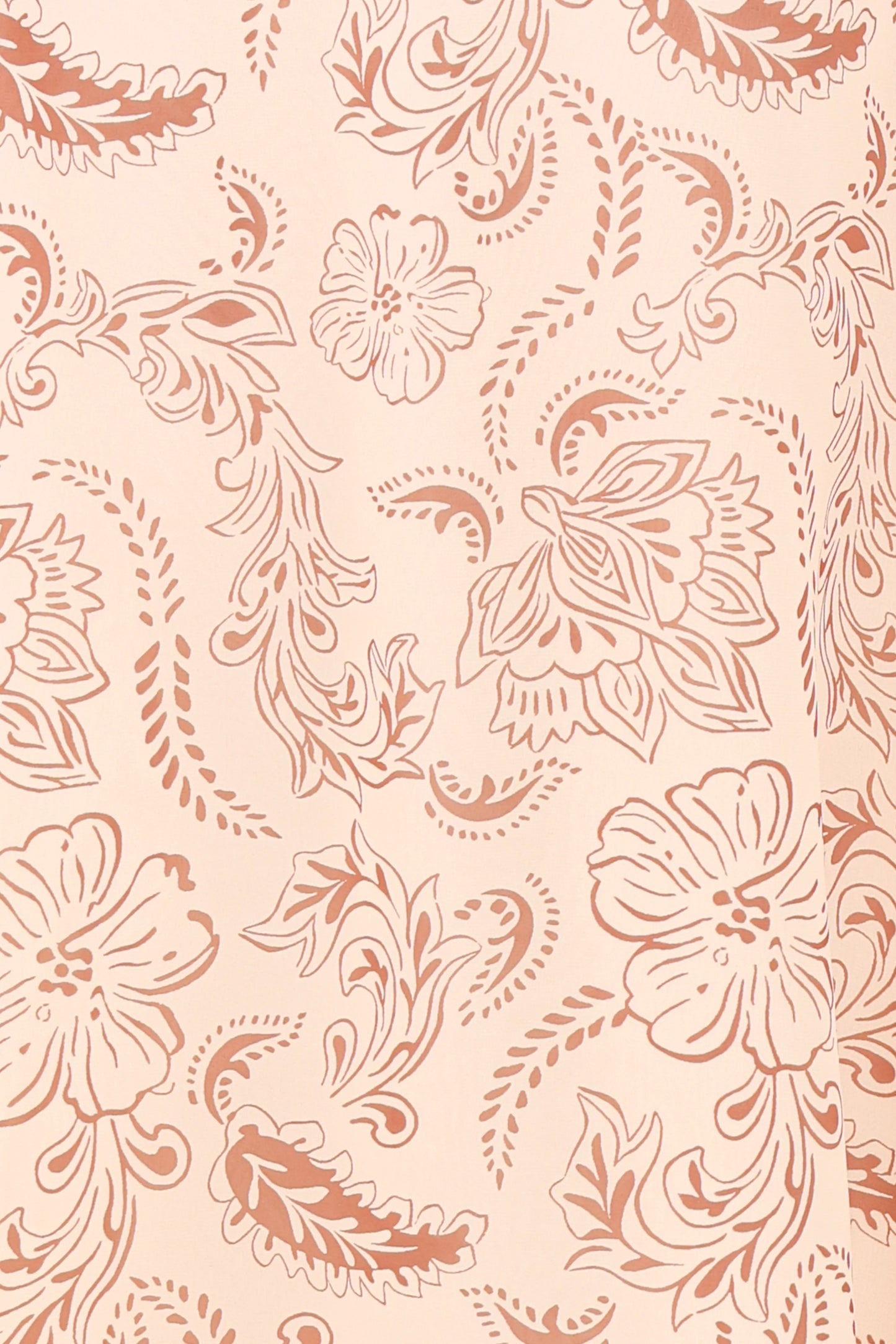 Riba Midi Dress Brown Paisley
