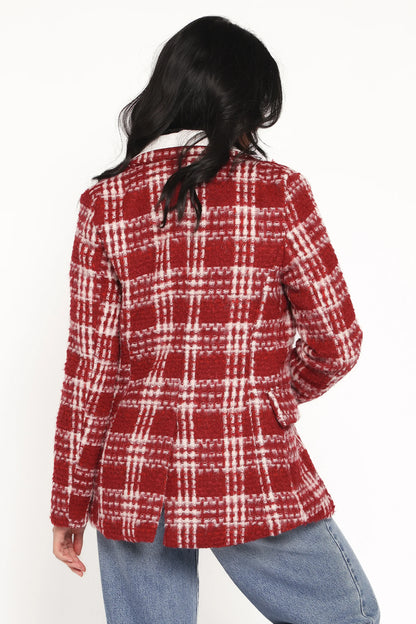 Juliette Blazer Red