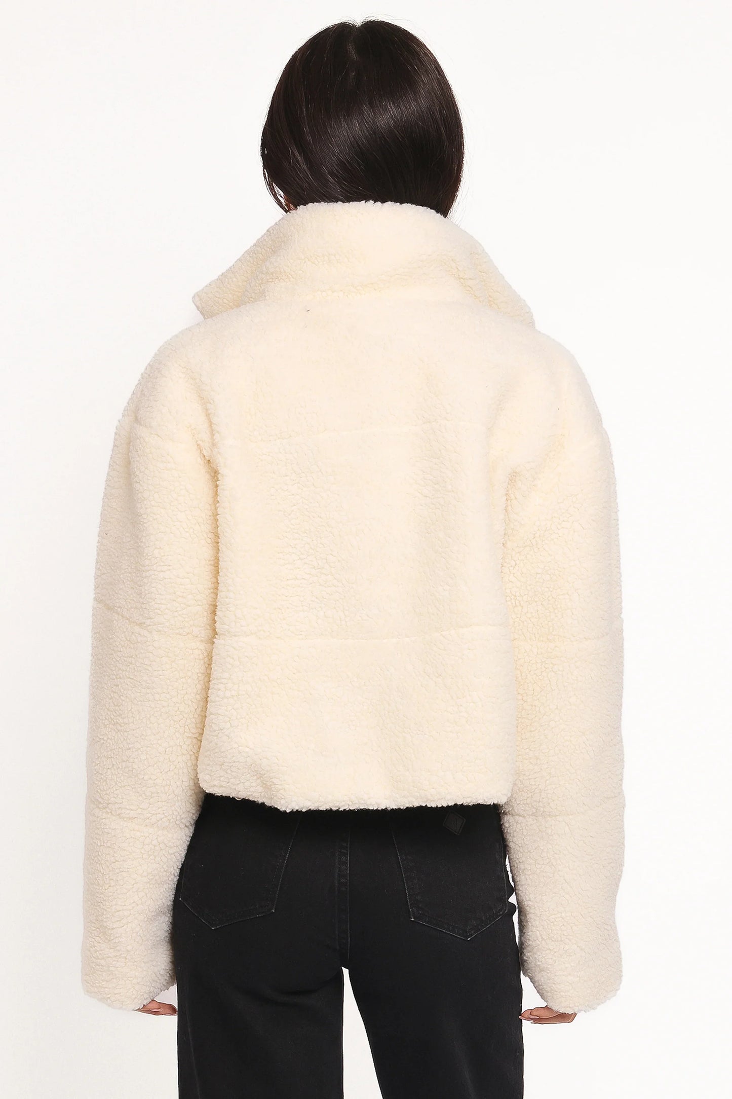 Katerina Fleece Puffer White