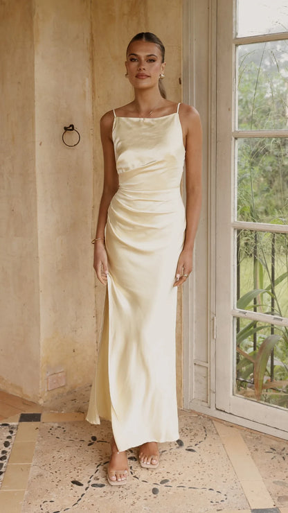 Ava Maxi Dress Yellow