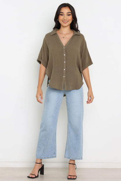 Dion Top Olive