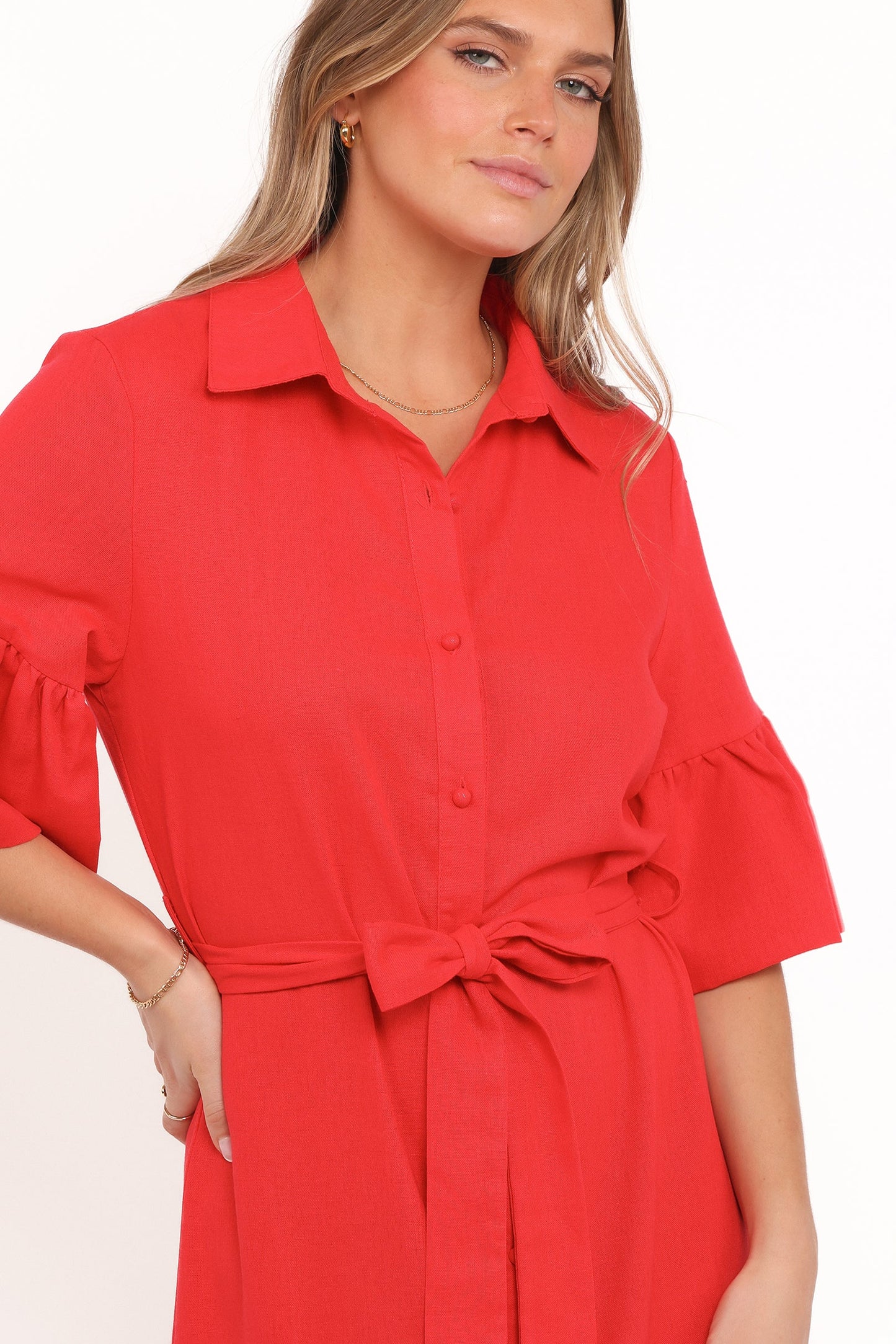 Kirrily Midi Dress Red