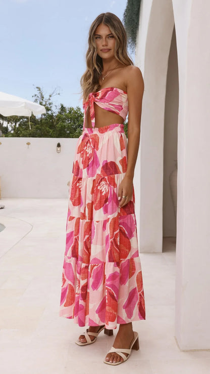 Melanie Maxi Skirt Rosalie Print