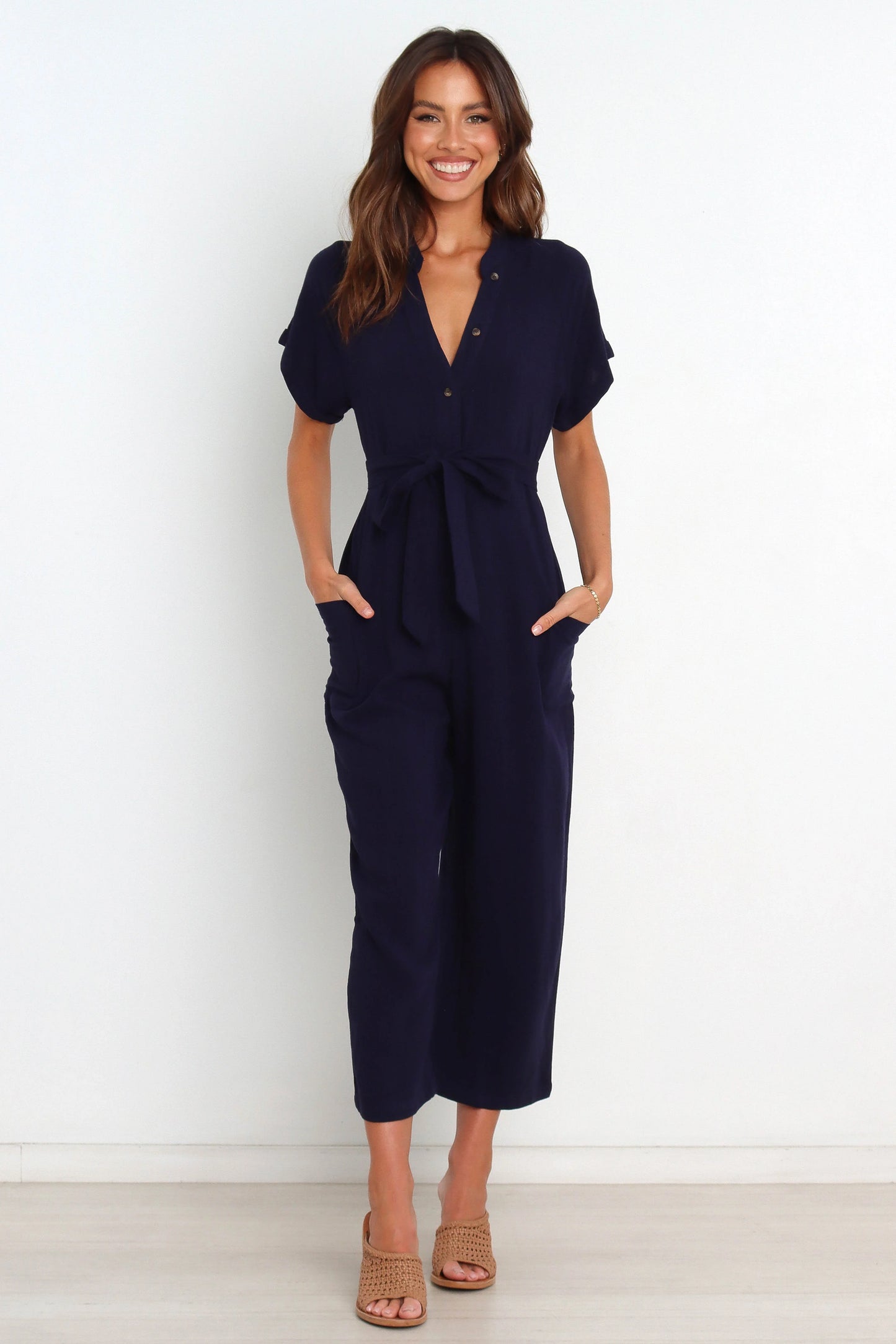 Archie Jumpsuit Navy