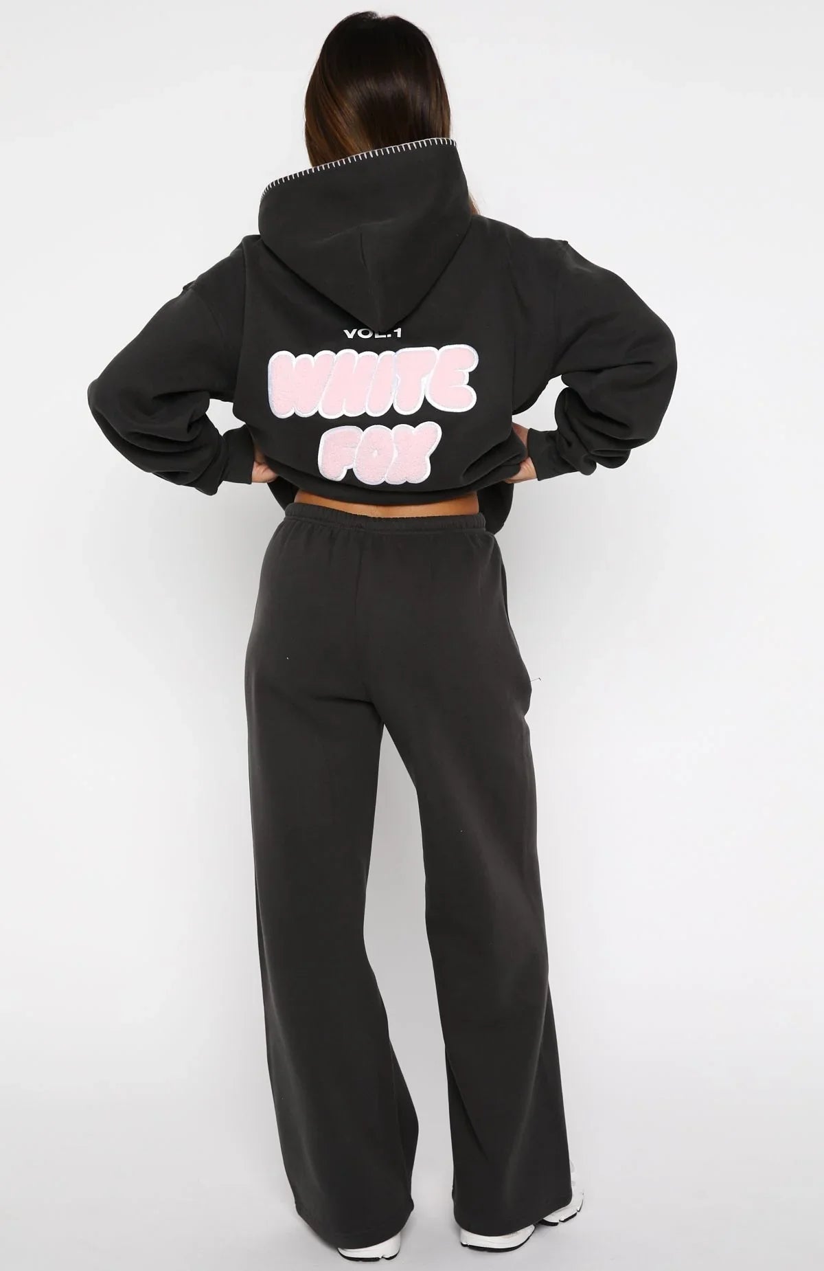 Vol 1 Wide Leg Sweatpants Charcoal