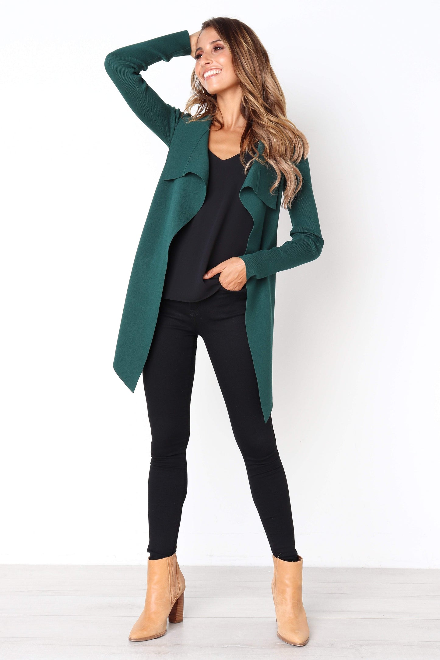 Zimmer Cardigan Forest Green