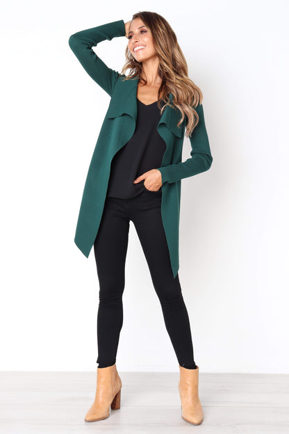 Zimmer Cardigan Forest Green