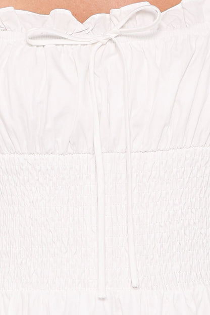 Bronte Midi Dress White