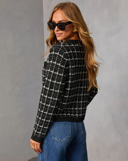 Ashwood Knit Tweed Cardigan