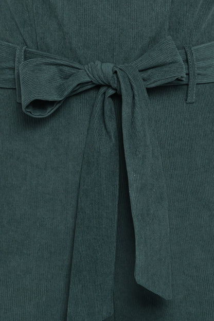 Selene Corduroy Jumpsuit Green
