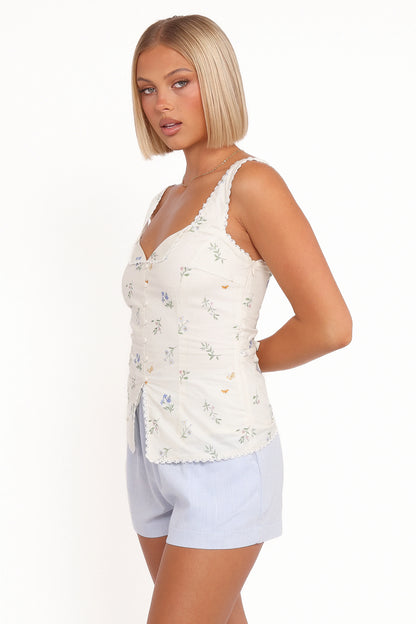 Tallulah Shorts Pale Blue
