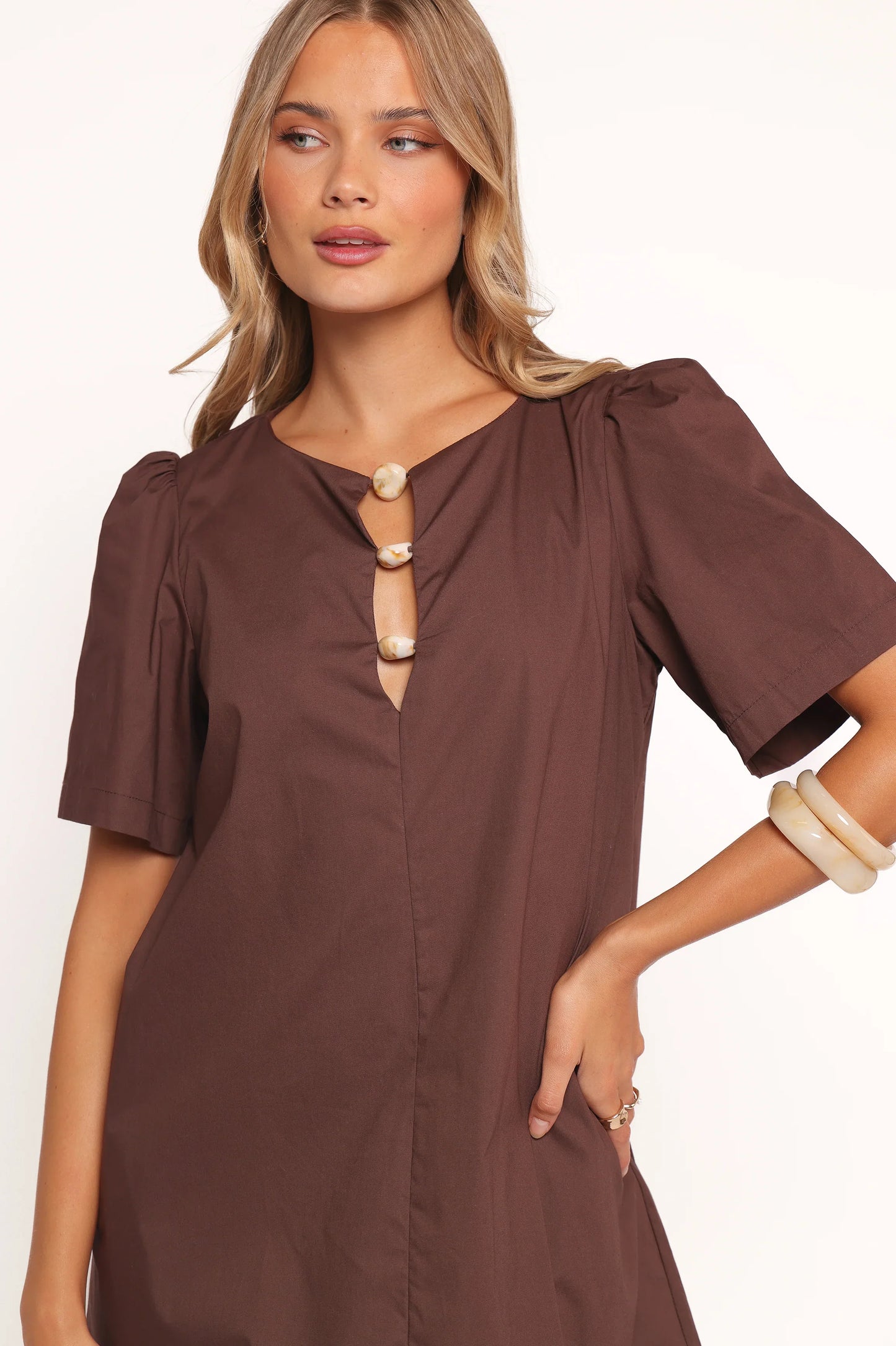 Lirael Mini Dress Espresso