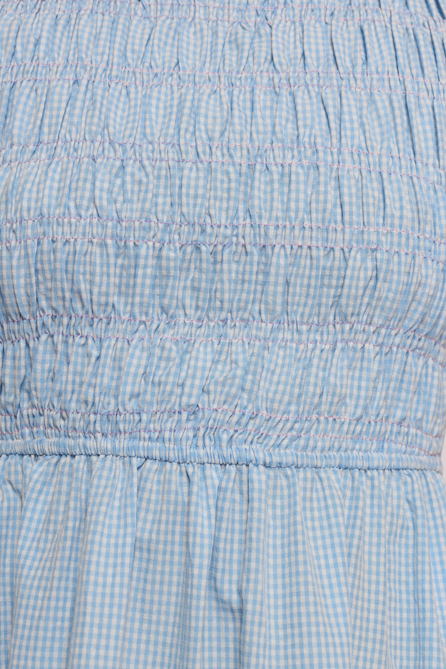 Lanna Maxi Dress Blue Gingham