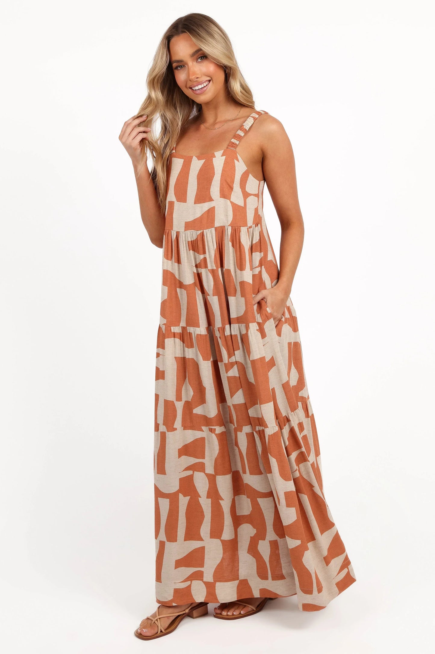 Quincy Maxi Dress Natural Camel