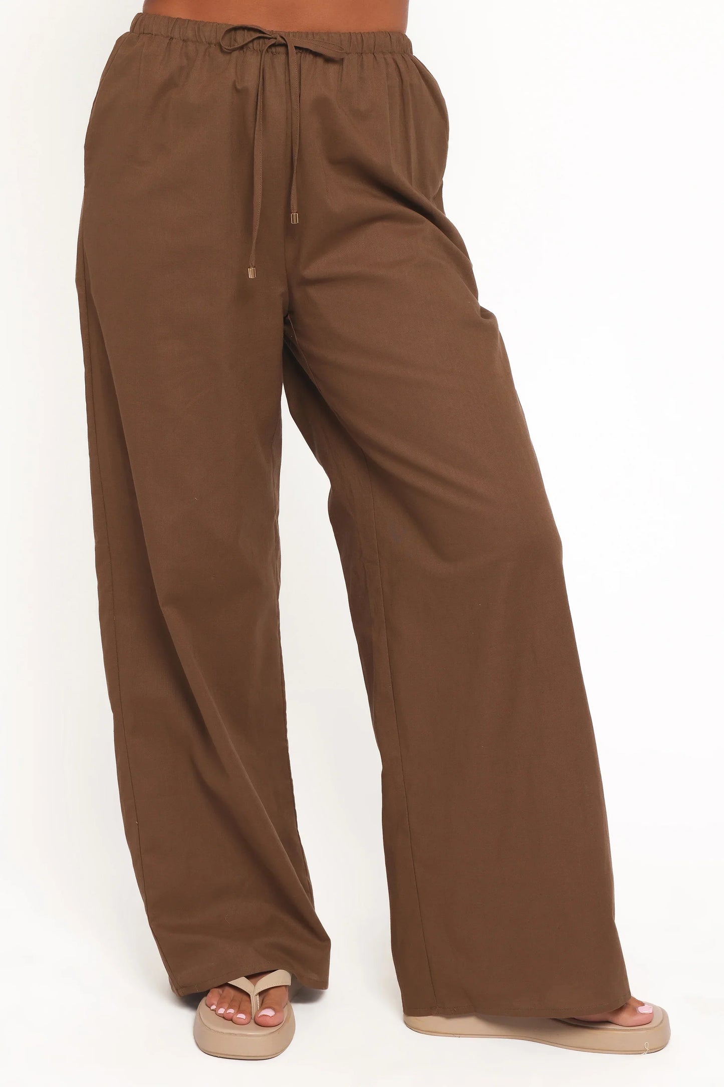 Ember Cotton Pants Brown