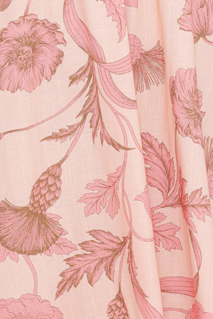Bowman Maxi Dress Pink Floral