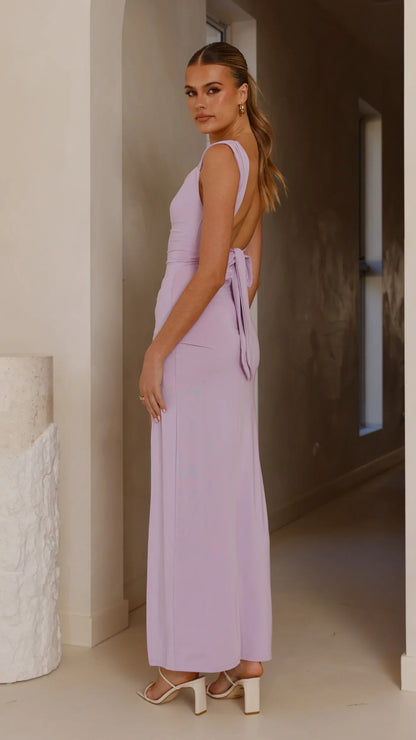 Sachio Maxi Dress Lilac