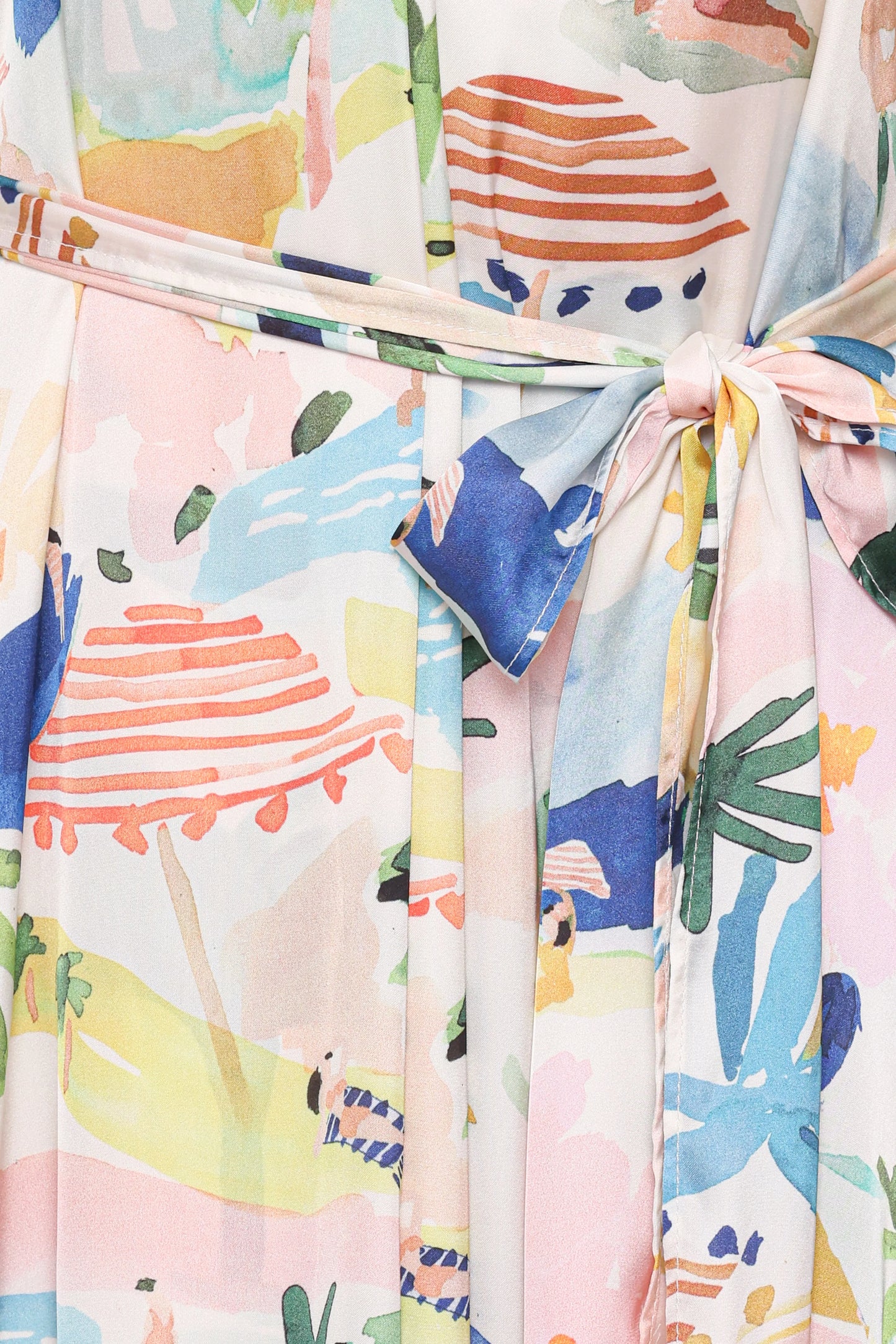 Coralee Maxi Dress Cream Resort Isle