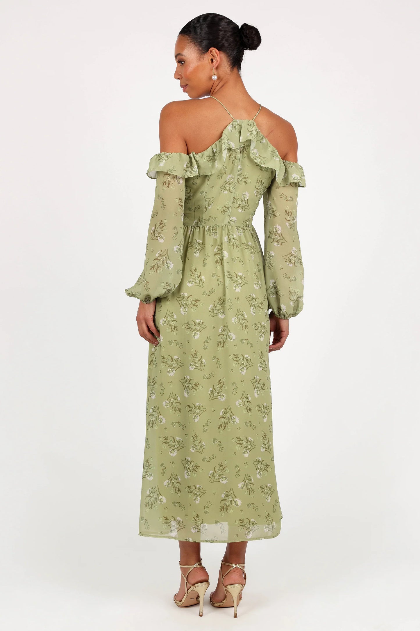 Alina Maxi Dress Sage Botanica
