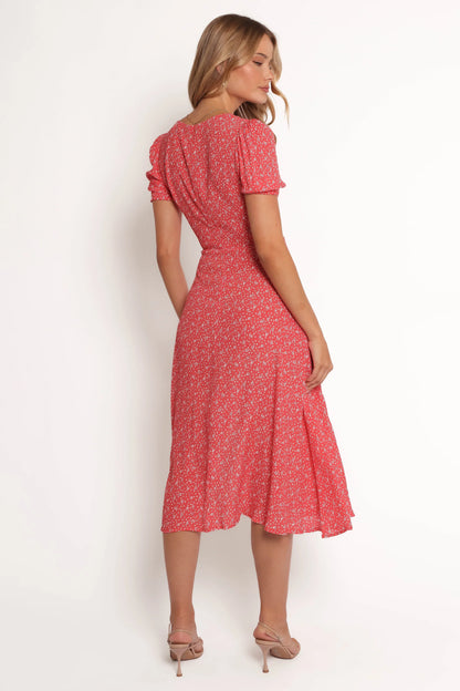 Franklin Dress Red Floral
