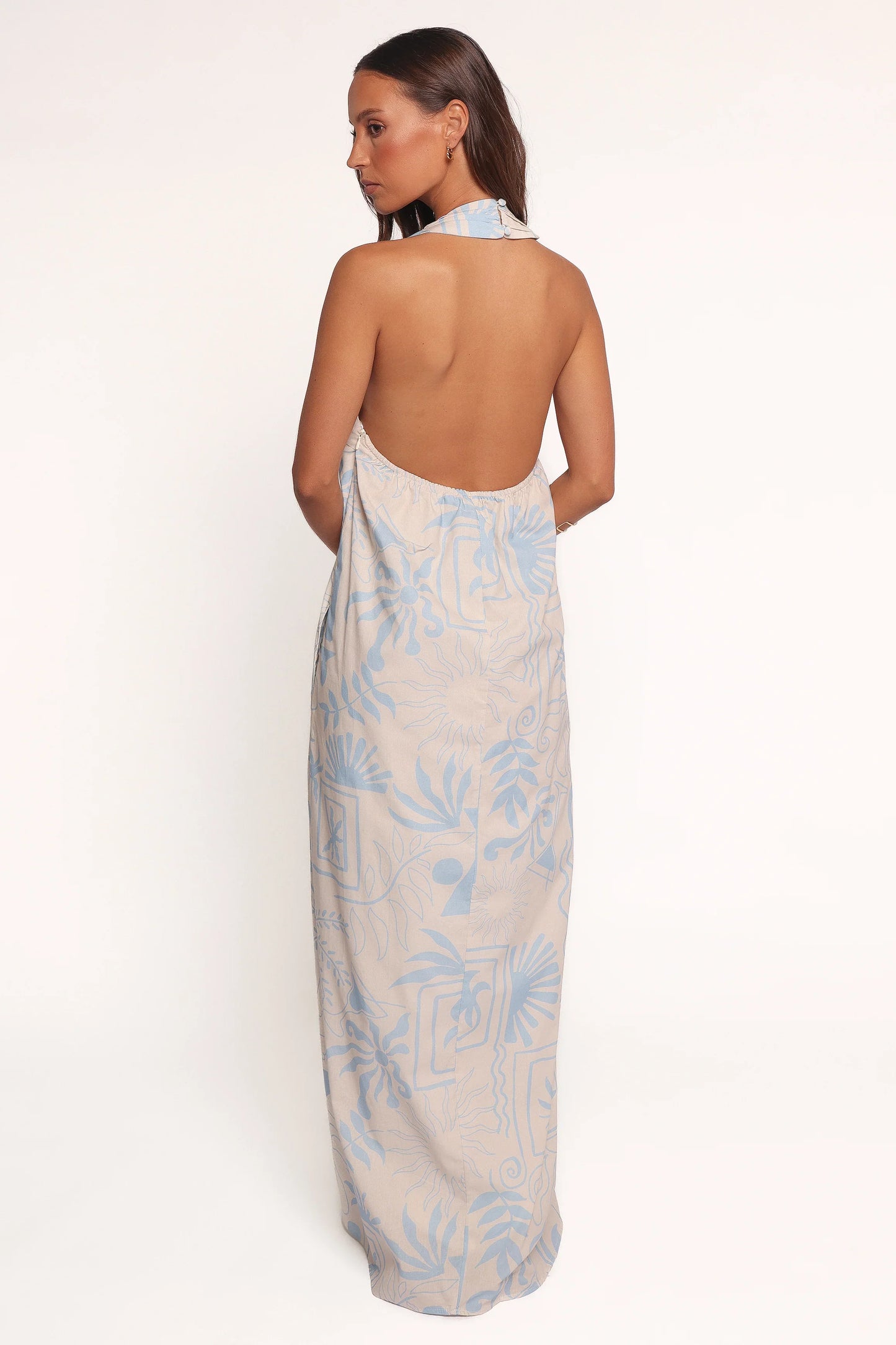 Naida Maxi Dress Blue Soleil