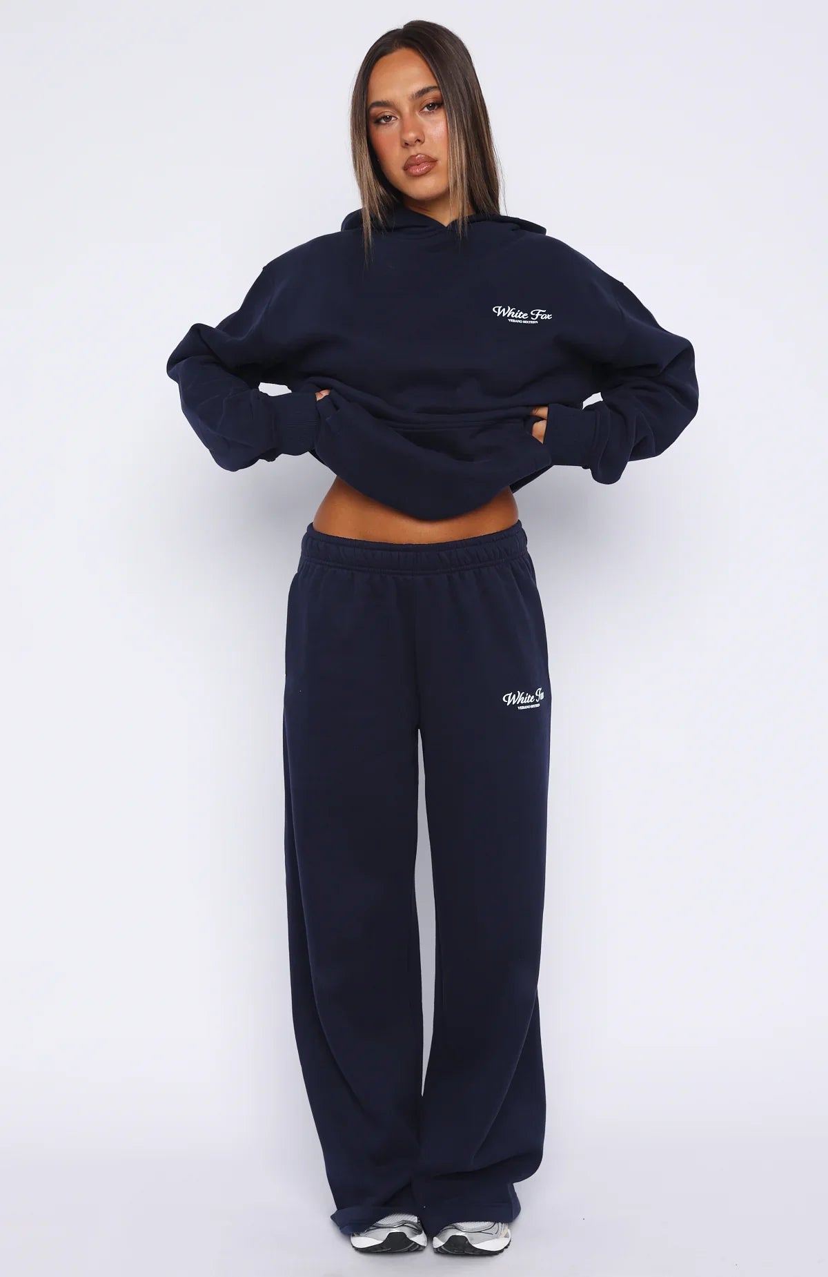 Verano Sixteen Lilia Wide Leg Sweatpants Navy