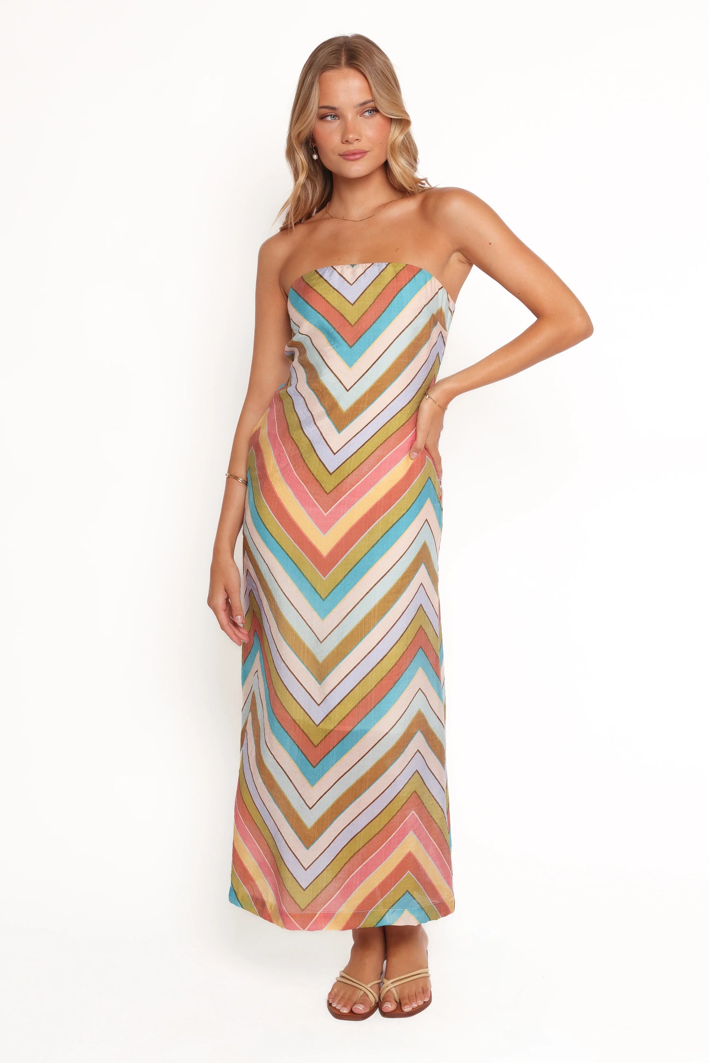 Lane A line Maxi Dress Multi