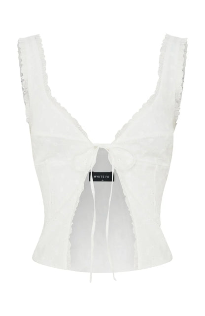 Catch My Drift Top Off White