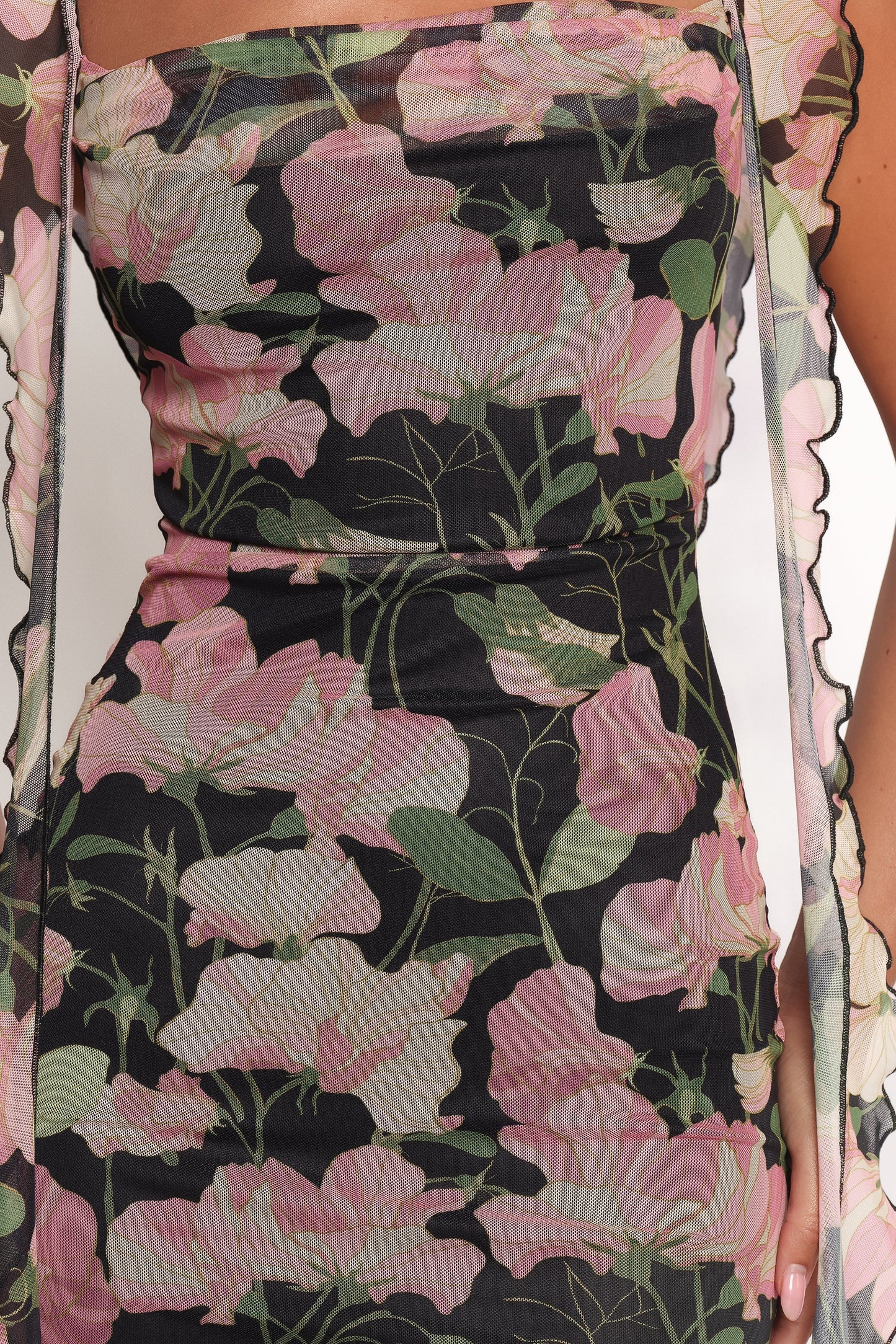 Chiara Maxi Dress Black Floral