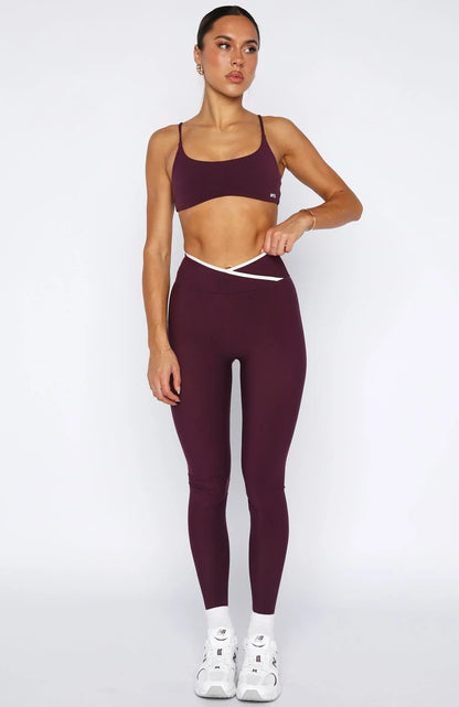 Form Leggings Plum Cream