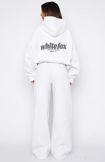 Release 15 Asalia Wide Leg Sweatpants Grey Marle