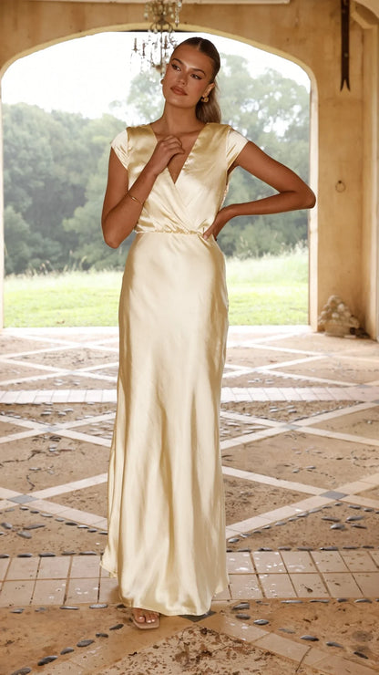 Selma Maxi Dress Yellow