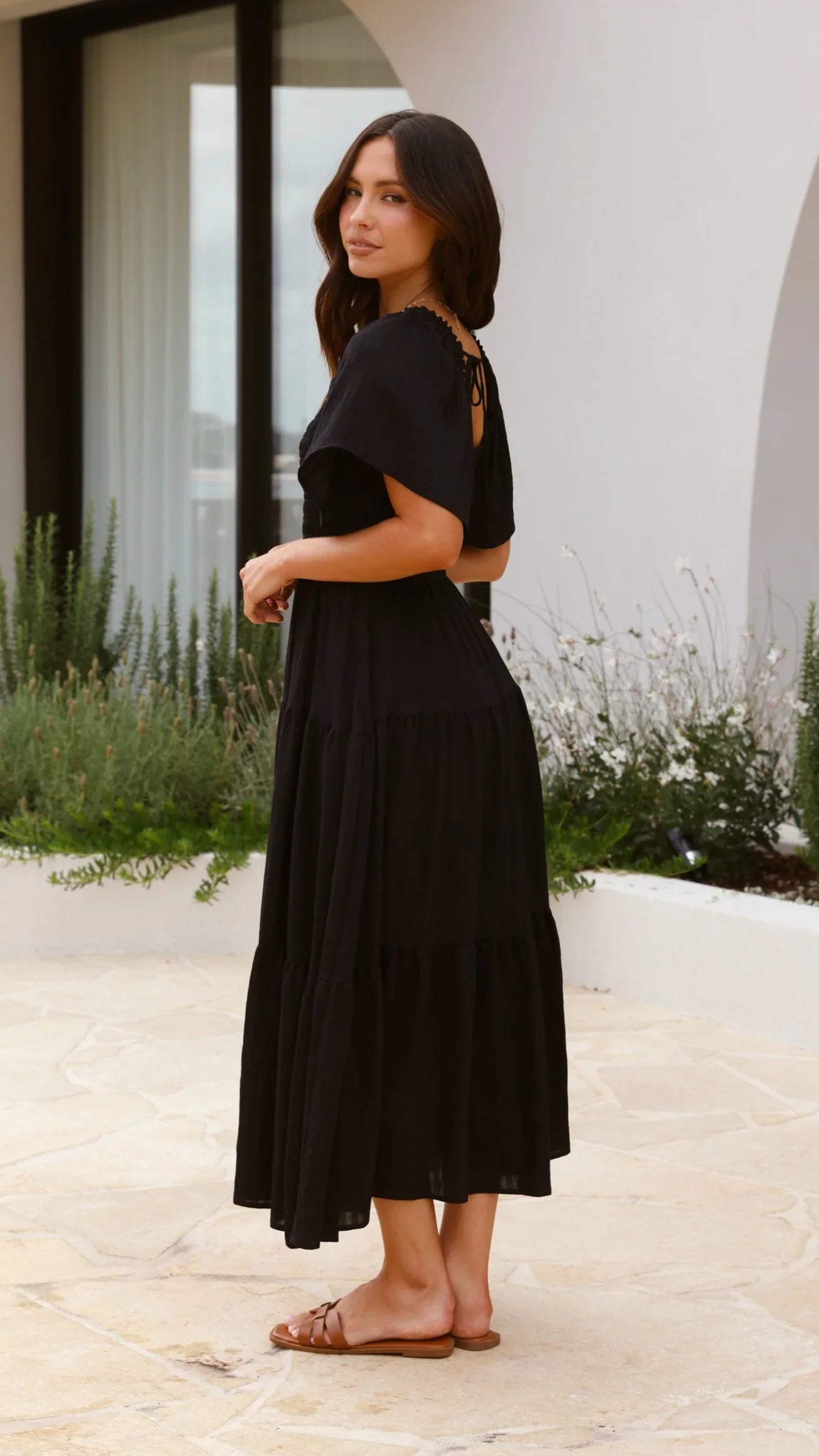 Lainey Midi Dress Black