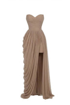 Dress with Corset Bodice and Draping