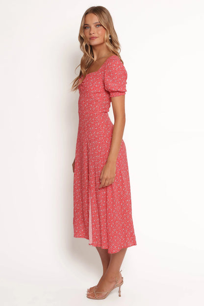 Franklin Dress Red Floral
