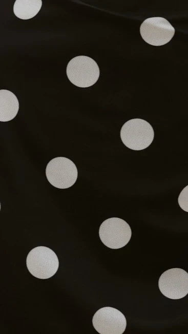 Sammie Mini Dress Black White Polka