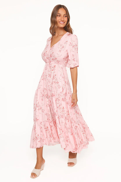 Kelda Dress Rose Pink Floral