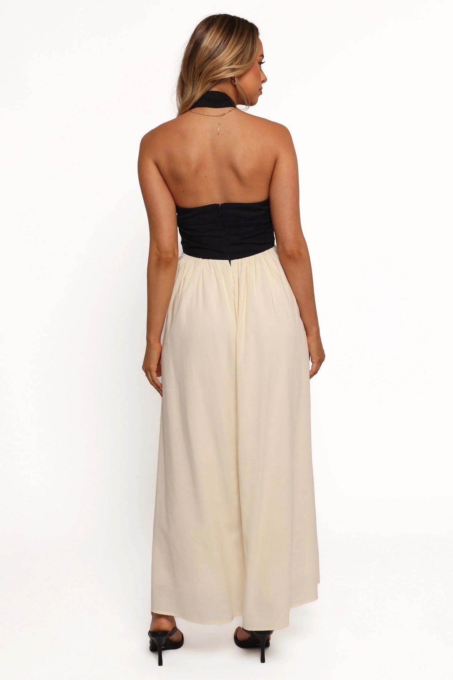 Jayden Maxi Dress Black Cream