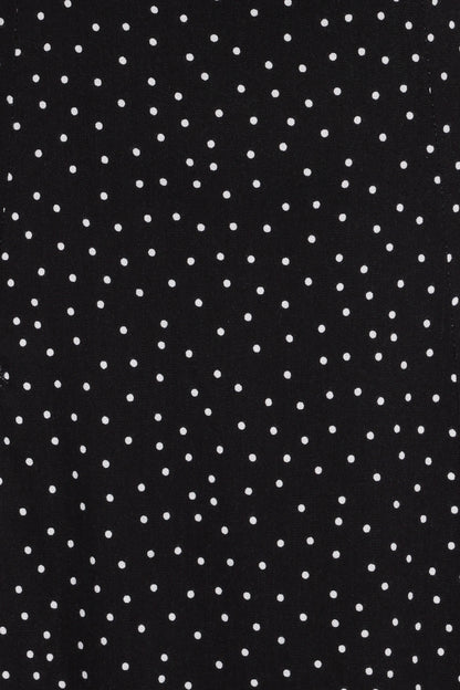 Stasia Maxi Halter Dress Black White