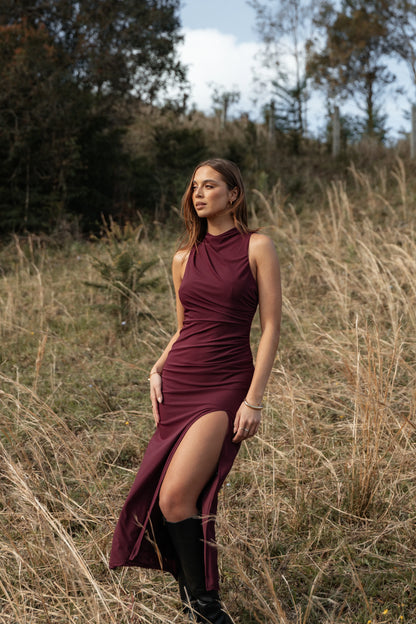 Hayven Maxi Dress Plum