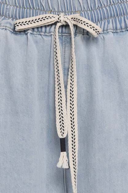 Jenni Wide Leg Pant Light Wash
