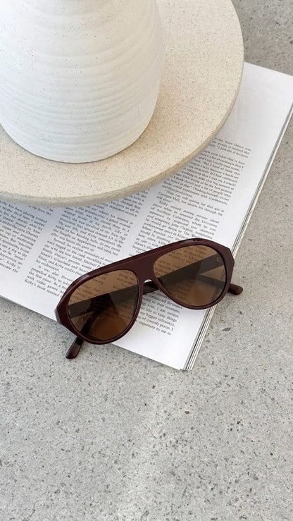 Zaeli Sunglasses Wine Brown