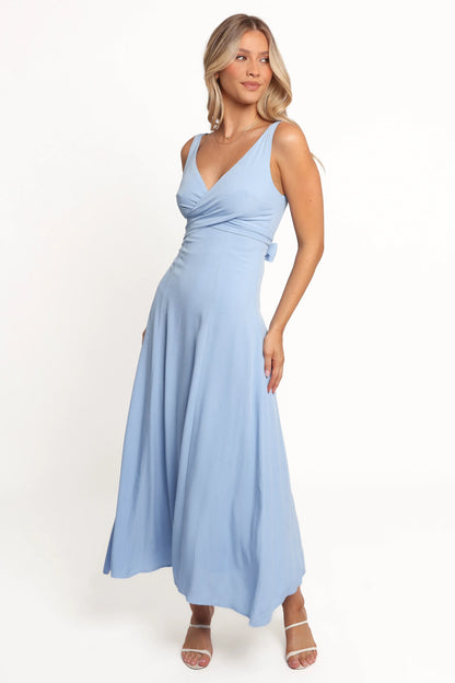 Archer Midi Dress Cornflower Blue