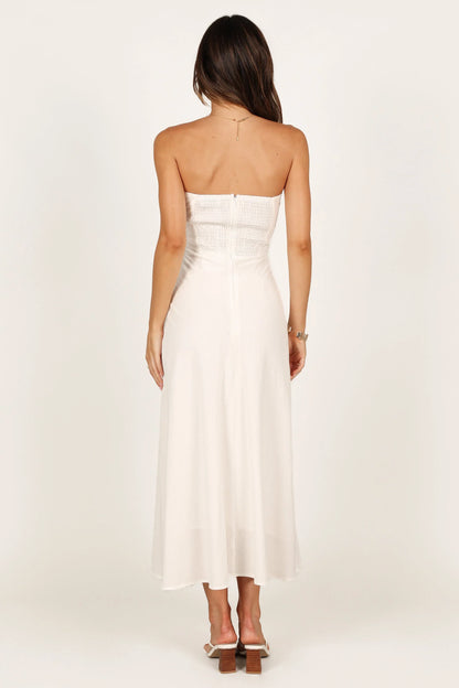 Rosetta Dress White